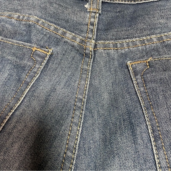 28inseam Paper Denim & Cloth Jeans 34 Waist Slim Straight DarkWash Tailored NICE - Picture 5 of 11